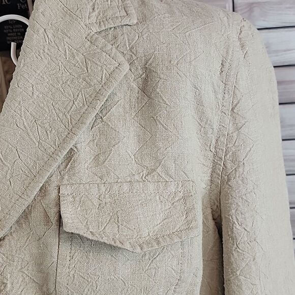 Style & Co linen blazer Size 12P - Picture 4 of 9